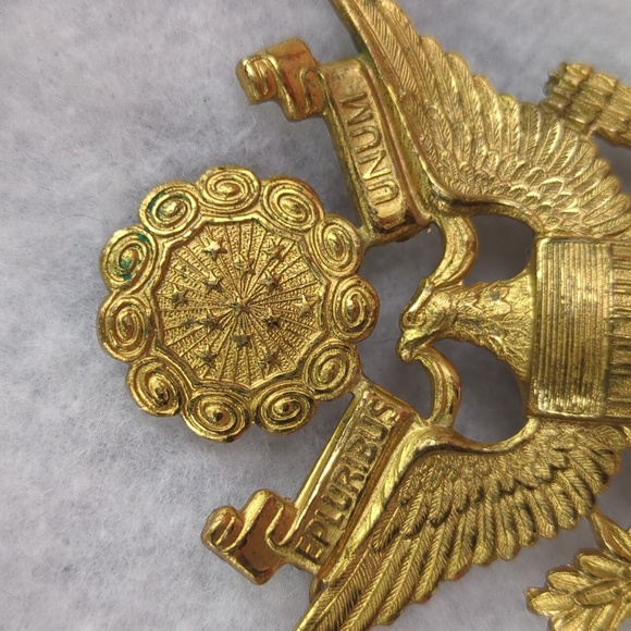 WW2 Military Hat Pin Eagle EPLURIBUS UNUM - Picture 2 of 9